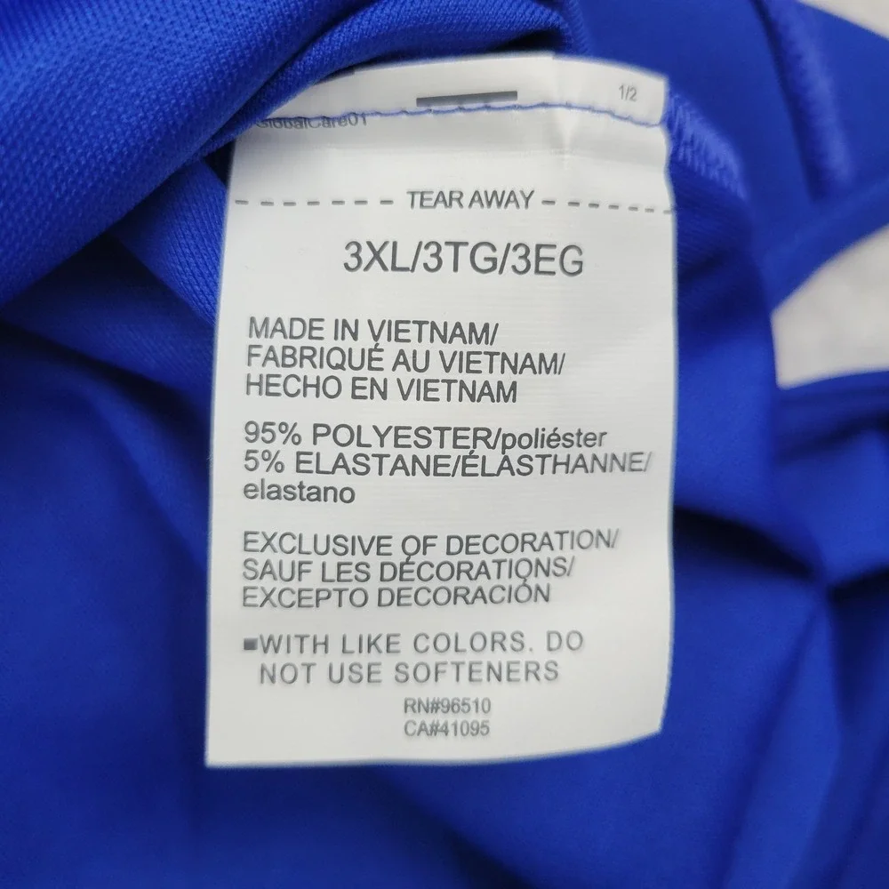 Under Armour Polo Shirt Mens 3XL Blue HeatGear Performance‎ Brandeis Logo Golf